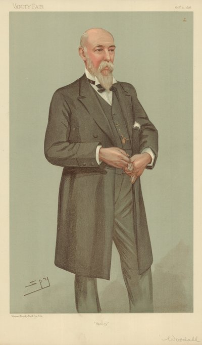 Pan William Woodall, Hanley, 15 października 1896, komiks Vanity Fair autorstwa Leslie Matthew Ward