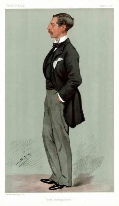 North Huntingdonshire, Ailwyn Fellowes, brytyjski polityk, 1896. autorstwa Leslie Matthew Ward