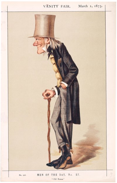 Profesor Sir Richard Owen, FRS, KCB, przyrodnik, 1873 autorstwa Leslie Matthew Ward