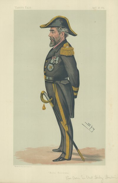 Kontradmirał Sir Anthony Hiley-Hoskins autorstwa Leslie Matthew Ward