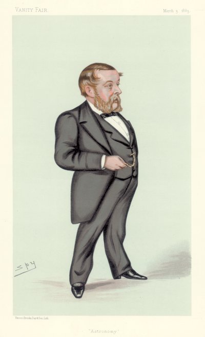 Richard Anthony Proctor, angielski astronom, matematyk i pisarz popularnonaukowy, 1883 autorstwa Leslie Matthew Ward