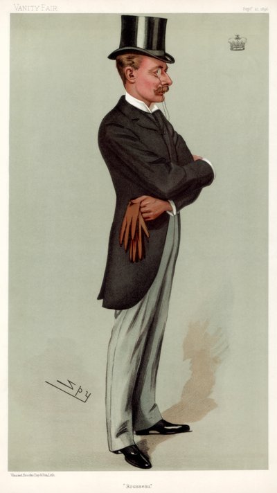 Rousseau, książę Bedford, 1896. autorstwa Leslie Matthew Ward