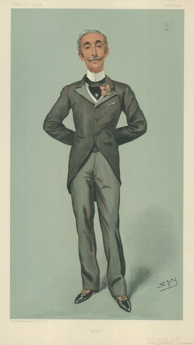 Sir Albert Edward Sassoon, Hyde, 1 lutego 1900, komiks Vanity Fair autorstwa Leslie Matthew Ward