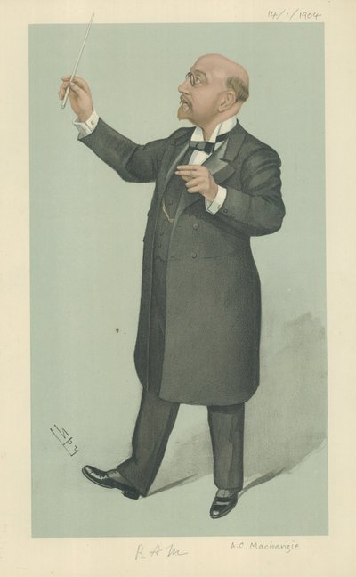 Sir Alexander Campbell Mackenzie autorstwa Leslie Matthew Ward