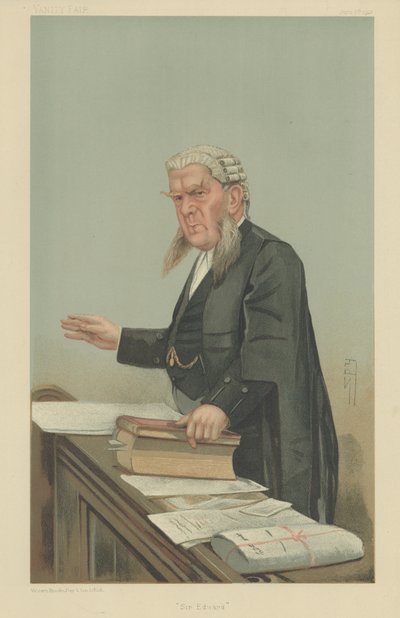 Sir Edward George Clarke autorstwa Leslie Matthew Ward