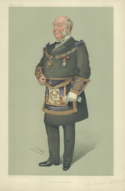 Sir Edward Letchworth autorstwa Leslie Matthew Ward