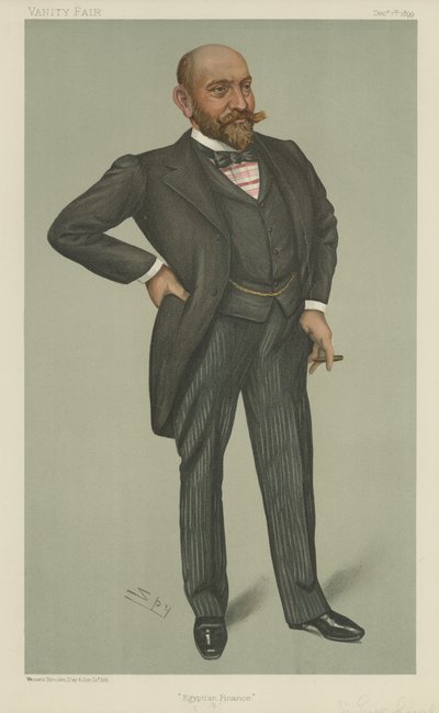 Sir Ernest Cassell autorstwa Leslie Matthew Ward