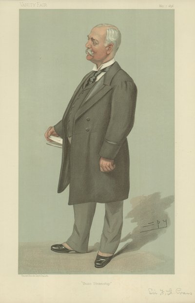 Sir Francis Henry Evans autorstwa Leslie Matthew Ward