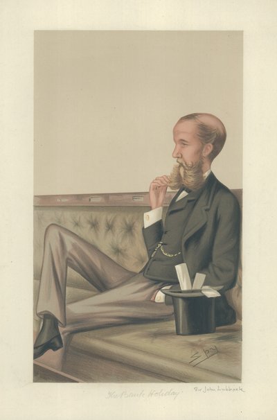 Sir John Lubbock autorstwa Leslie Matthew Ward
