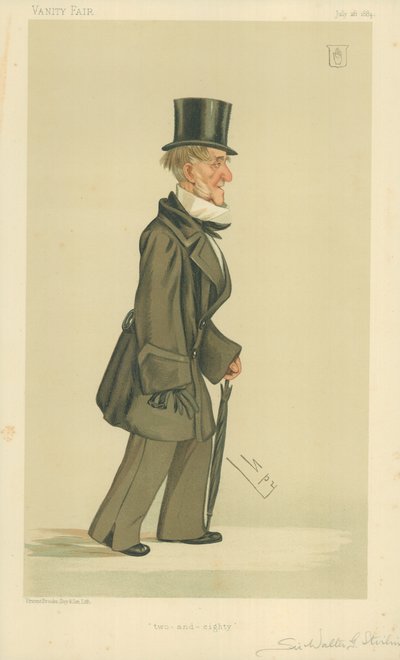 Sir Walter George Stirling, dwa i osiemdziesiąt, 26 lipca 1884, komiks Vanity Fair autorstwa Leslie Matthew Ward
