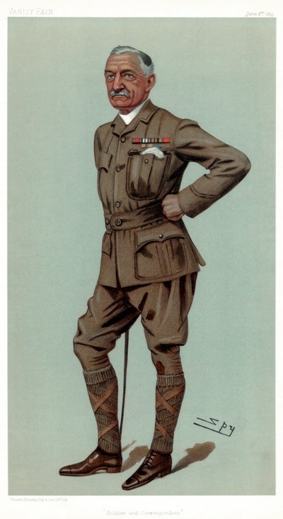 Żołnierz i korespondent, pułkownik Francis William Rhodes DSO, 1899. autorstwa Leslie Matthew Ward