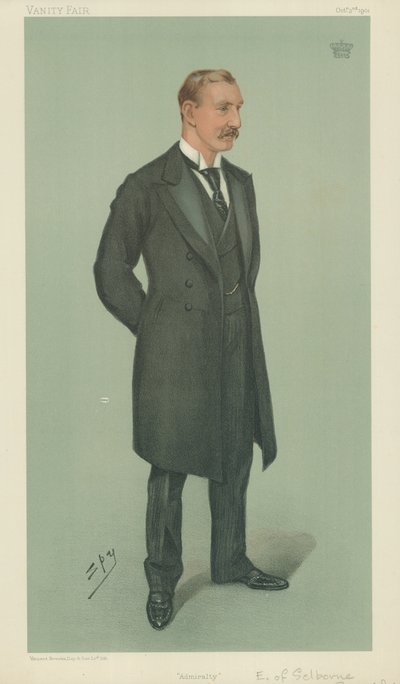 Hrabia Selborne, Admiralicja, 3 października 1901, komiks Vanity Fair autorstwa Leslie Matthew Ward