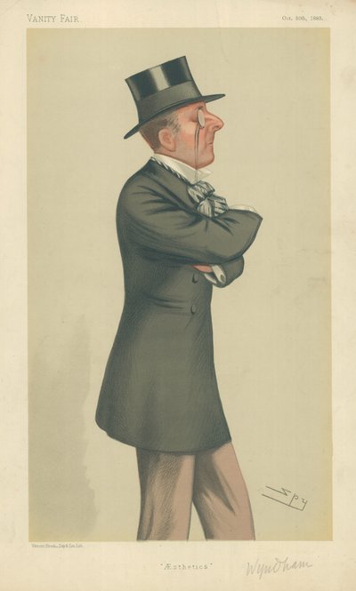 Hon Percy Scawen Wyndham, Estetyka, 30 października 1880, komiks Vanity Fair autorstwa Leslie Matthew Ward