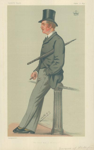 Markiz Waterford, Wielki człowiek z Waterford, 9 sierpnia 1879, komiks Vanity Fair autorstwa Leslie Matthew Ward