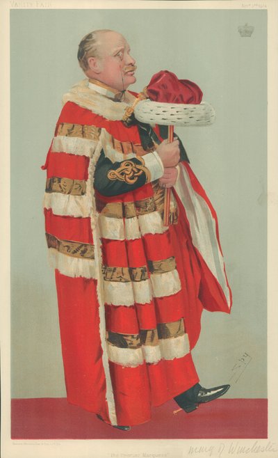Markiz Winchester, The premier Marquess, 3 listopada 1904, komiks Vanity Fair autorstwa Leslie Matthew Ward