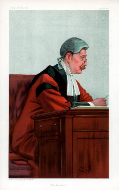 Rejestrator, 1903. autorstwa Leslie Matthew Ward