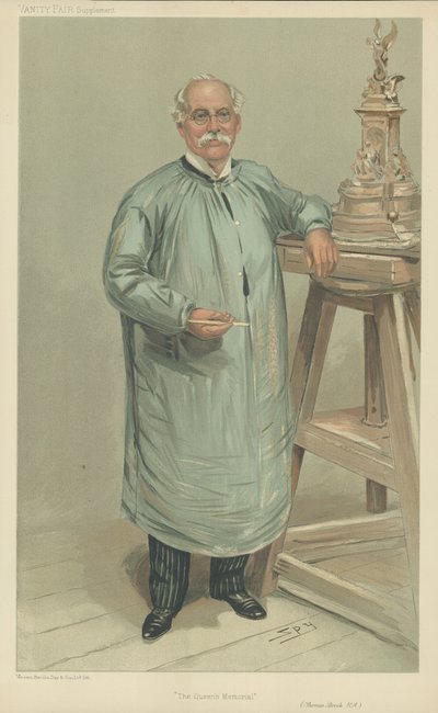 Thomas Brock autorstwa Leslie Matthew Ward