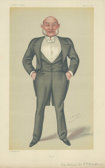 Wiceadmirał Sir Reginald John Macdonald autorstwa Leslie Matthew Ward