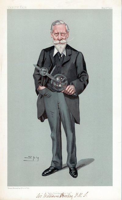William Crookes, brytyjski fizyk i chemik, 1903 autorstwa Leslie Matthew Ward