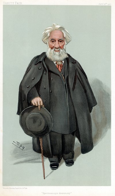 William Huggins, brytyjski astronom i spektroskop, 1903 autorstwa Leslie Matthew Ward
