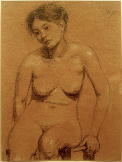 Akt dziewczyny autorstwa Lesser Ury