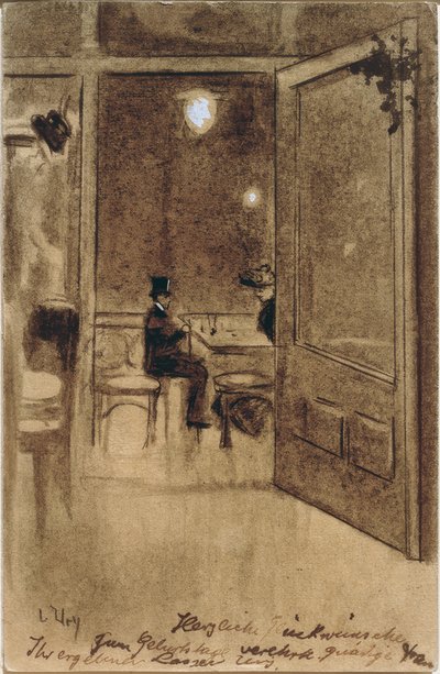 Saal Café Bauer autorstwa Lesser Ury