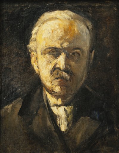 Autoportret; Samokształcenie, ok. 1924 autorstwa Lesser Ury
