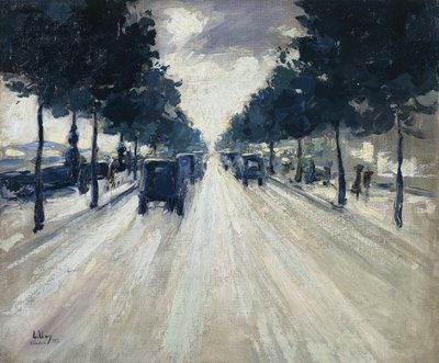 Nabrzeże, Londyn, 1926 autorstwa Lesser Ury