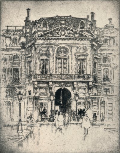 „Porte de Valois, Palais-Royal”, 1915 autorstwa Lester George Hornby