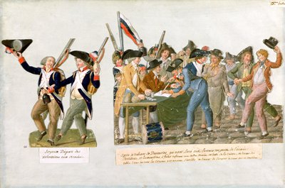 Szczęśliwego wyjazdu ochotników wojskowych autorstwa Lesueur Brothers