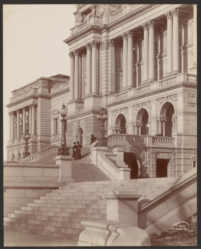 Pawilon wejściowy do Biblioteki Kongresu autorstwa Levin C. Hardy
