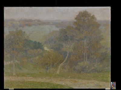 Hill And Hollow (olej na płótnie) autorstwa Lewis Henry Meakin
