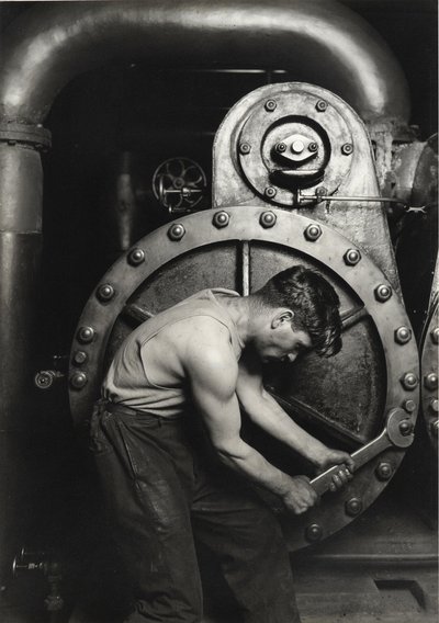 Mechanik Power House autorstwa Lewis Wickes Hine