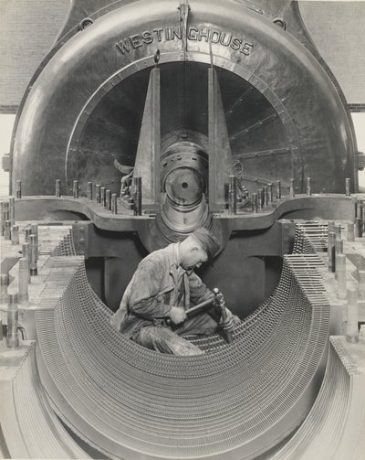 Serce turbiny autorstwa Lewis W. Hine