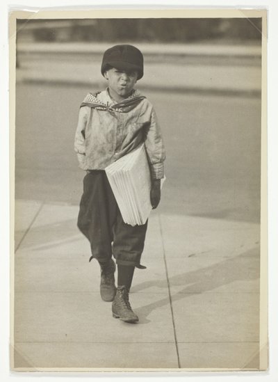 Dannie Mercurio, 150 Schottes Alley, Waszyngton D.C. autorstwa Lewis Wickes Hine