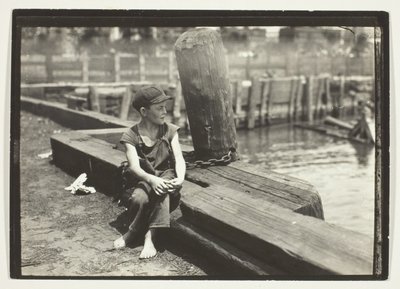 Down On The Wharf, Nowy Jork autorstwa Lewis Wickes Hine