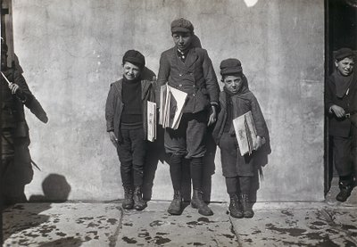 John Pento, Hartford, Connecticut, marzec 1909 autorstwa Lewis Wickes Hine