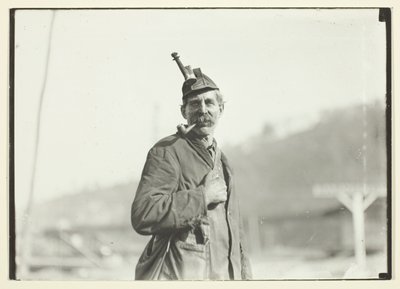 Walijski górnik, kopalnia w Zachodniej Wirginii autorstwa Lewis Wickes Hine