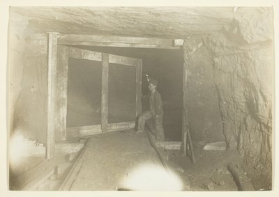 Młody traper w kopalni węgla w Zachodniej Wirginii) autorstwa Lewis Wickes Hine