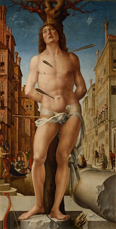Św. Sebastian, 1495-ok.1500 autorstwa Liberale