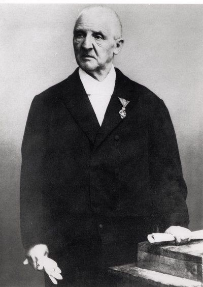 Anton Bruckner (1824-96) (zdjęcie czarno-białe) autorstwa Unbekannt Unbekannt