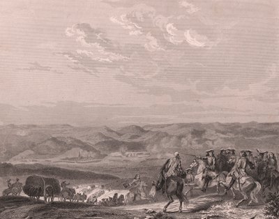 Bitwa pod Freiburgiem, Niemcy, sierpień 1644, wojna trzydziestoletnia, staloryt na papierze porcelanowym autorstwa Unbekannt Unbekannt