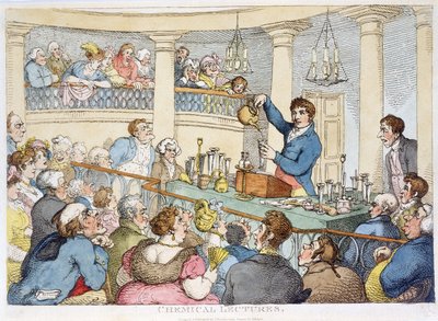 Wykłady chemiczne”, ok. 1810 r autorstwa Unbekannt Unbekannt
