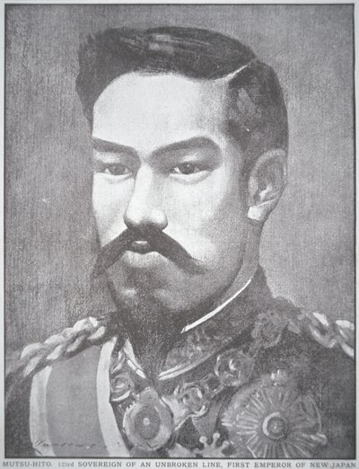 Cesarz Japonii Mutsuhito (lito) autorstwa Unbekannt Unbekannt