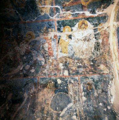 Freski na suficie klasztoru Agios Georgios, Diavaide, Kreta, Grecja (zdjęcie) autorstwa Unbekannt Unbekannt