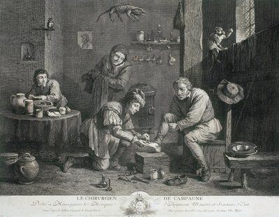 Ogólna praktyka „The Country Surgeon”, ok. 1747 r. autorstwa Unbekannt Unbekannt