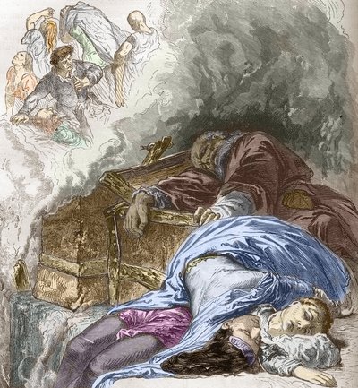Wielka Plaga (1347-1350) autorstwa Unbekannt Unbekannt