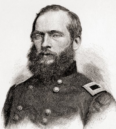 James Abram Garfield, z The Century Magazine, opublikowany 1887 (grawerowanie) autorstwa Unbekannt Unbekannt