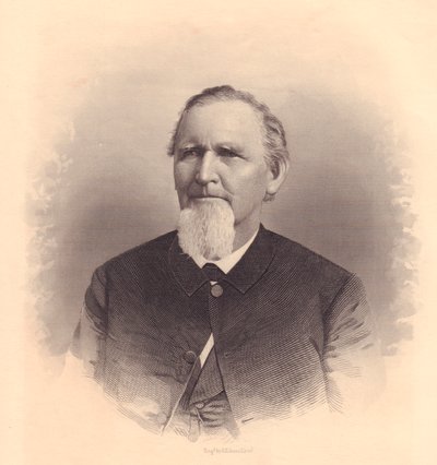 Portret amerykańskiego duchownego metodysty Johna L. Smitha, rycina FE Jonesa, ok. 1870 r. autorstwa Unbekannt Unbekannt