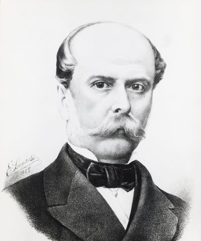 Portret Filippo Paciniego (1812-1883), włoskiego anatoma i patologa autorstwa Unbekannt Unbekannt